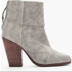 Rag and Bone grey canvas Newbury boot 🥰